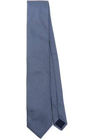 corneliani Corbata de seda con motivo en jacquard
