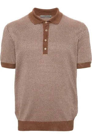 corneliani Playera tipo polo tejida manga corta