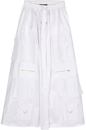 Cynthia Rowley Falda cargo de seda