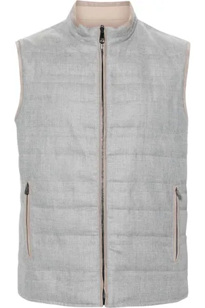 corneliani Chaleco reversible con cuello alto