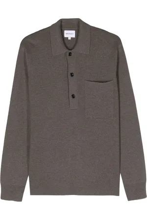 Norse projects Playera tipo polo tejida Kian