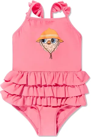 Mini Rodini Traje de baño con detalle de volantes