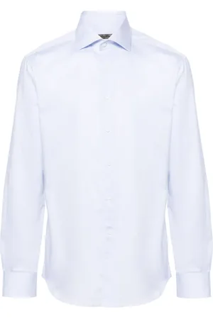 corneliani Camisa con cuello de pico