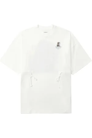 Musium Div. Playera bordada con cordones en la pretina