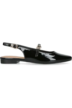 Kurt Geiger Flats de charol con tira trasera