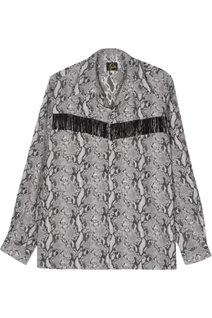 Pins & Needles Camisa con estampado de piel de serpiente