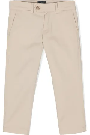 FAY Pantalones chinos con logo bordado