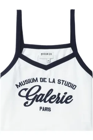 Musium Div. Camiseta corta con logo bordado