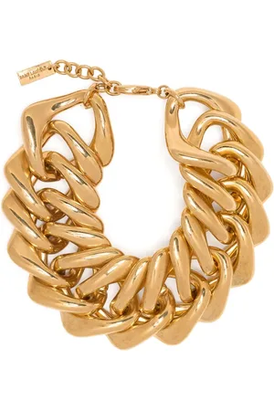 Saint Laurent Pulsera de cadena gruesa