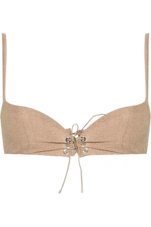Ludovic De Saint Sernin Top estilo brasier con agujetas
