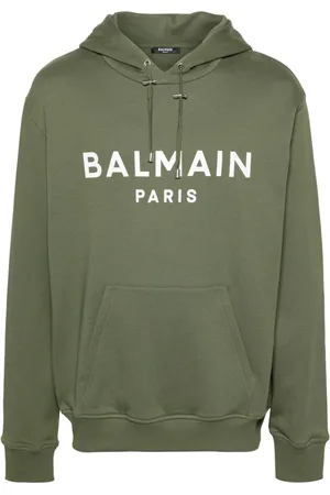 Balmain Hoodie con logo estampado
