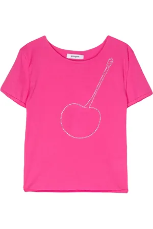 Gimaguas Playera Cherry con detalles de strass
