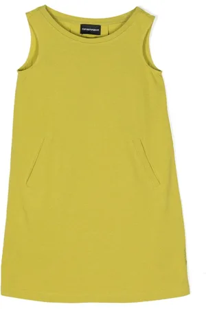 Emporio Armani Vestido corto acampanado con pliegues