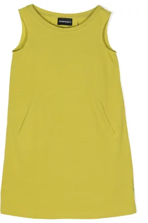 Emporio Armani Vestido corto acampanado con pliegues