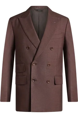 Tom Ford Blazer de seda con doble botonadura