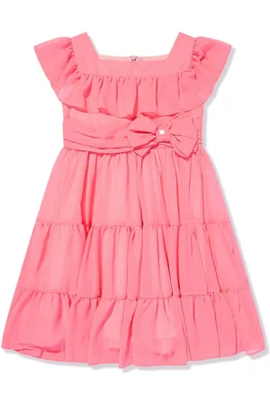 PATACHOU Vestido con volantes y detalle de moño