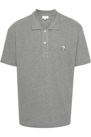 Maison Kitsuné Playera tipo polo con motivo Fox
