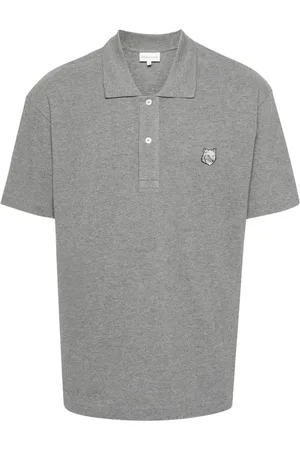 Maison Kitsuné Playera tipo polo con motivo Fox