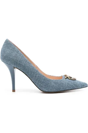 Pinko Zapatillas de mezclilla con tacón de 90mm