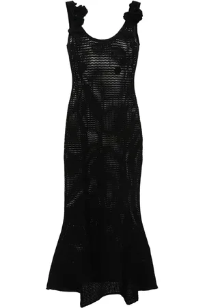 Self-Portrait Vestido con aplique floral