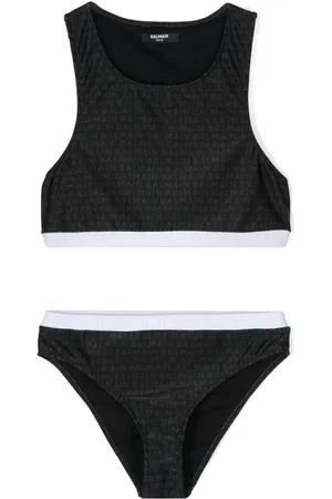 Balmain Bikini con logo estampado