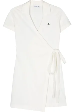 Lacoste Vestido con parche del logo