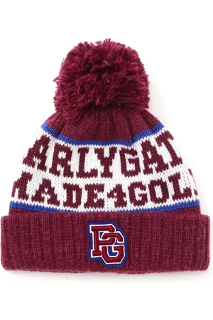 PEARLY GATES Gorro tejido en intarsia con detalle de pompón