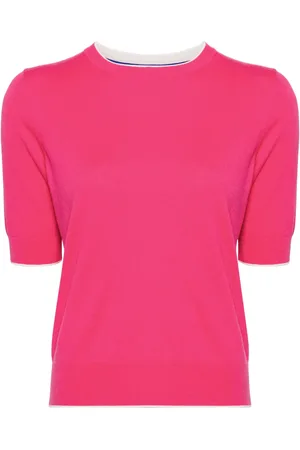 N.PEAL Playera de tejido fino manga corta