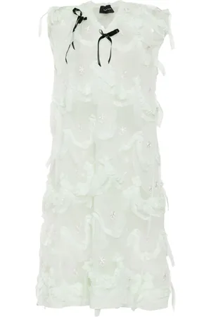 Simone Rocha Vestido de tul Shoulder Bite Sack