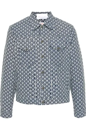 Fursac Sobrecamisa con cuerda estampada