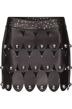 AREA Falda corta con apliques