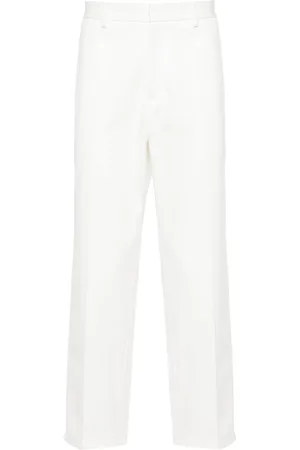 Jil Sander Pantalones tapered estilo gabardina