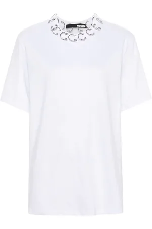 ROTATE Playera con detalle de metal