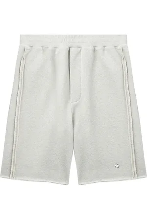 BAPY Shorts deportivos con bordes sin rematar