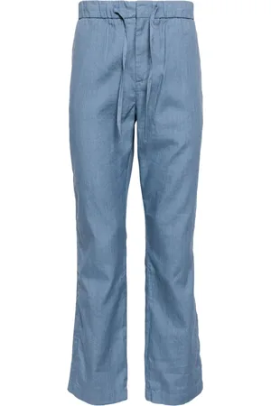 Frescobol Carioca Pantalones rectos Oscar con cordones en la pretina