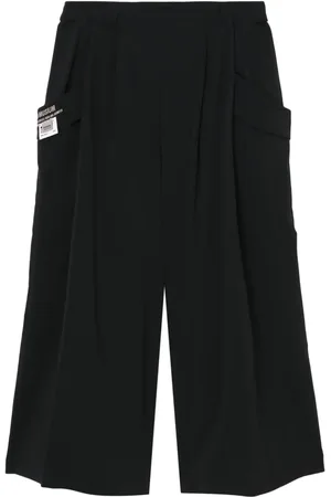 Musium Div. Pantalones palazzo con aplique del logo