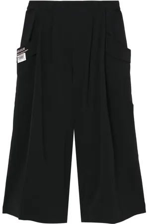 Musium Div. Pantalones palazzo con aplique del logo