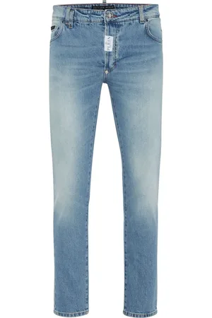 Philipp Plein Skinny jeans con tiro bajo y aplique del logo