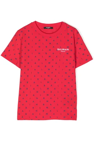 Balmain Playera con logo estampado