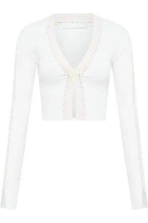 DION LEE Top corto Suture