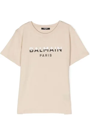 Balmain Playera con logo estampado