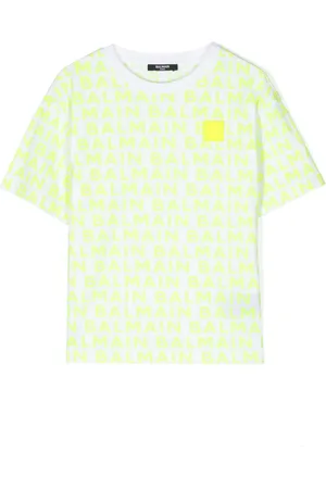 Balmain Playera con logo estampado
