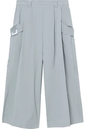 Musium Div. Pantalones palazzo con aplique del logo