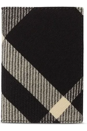 Burberry Tarjetero plegable con motivo de cuadros