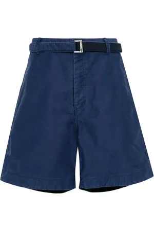 SACAI Shorts anchos con cinturón