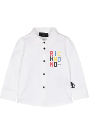 John Richmond Camisa con logo estampado