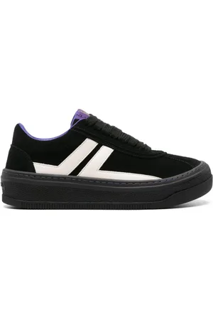 Lanvin Tenis de gamuza con paneles de x Future