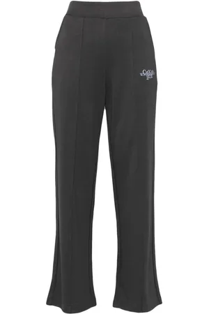 Chocoolate Pantalones acampanados con logo bordado