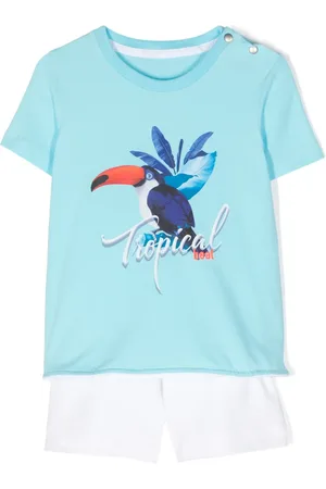 Lapin House Set de shorts con estampado gráfico