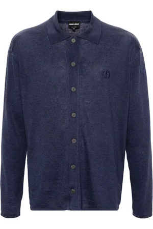Giorgio Armani Camisa de tejido fino con cuello